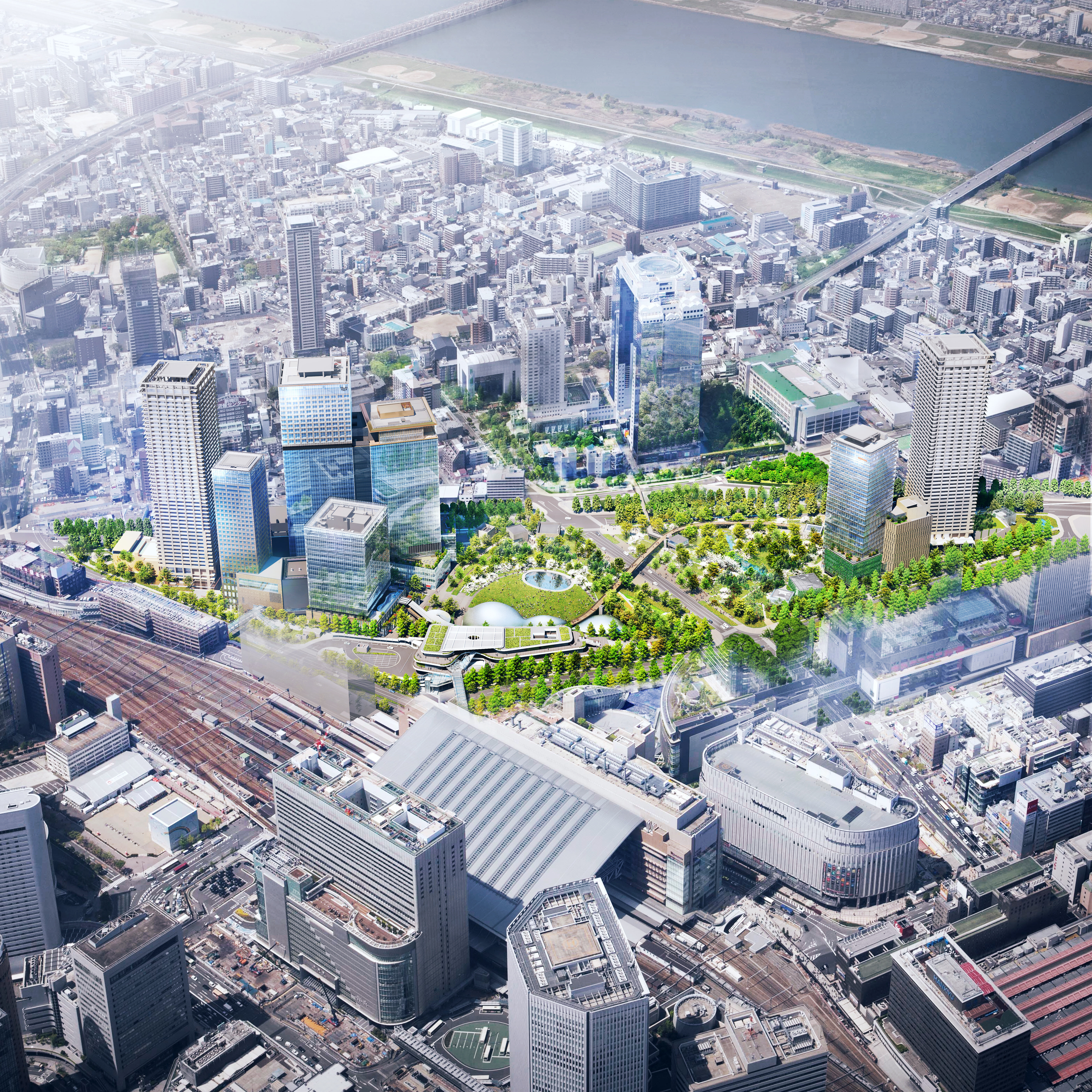 Osaka's center of transportation is getting a major facelift 